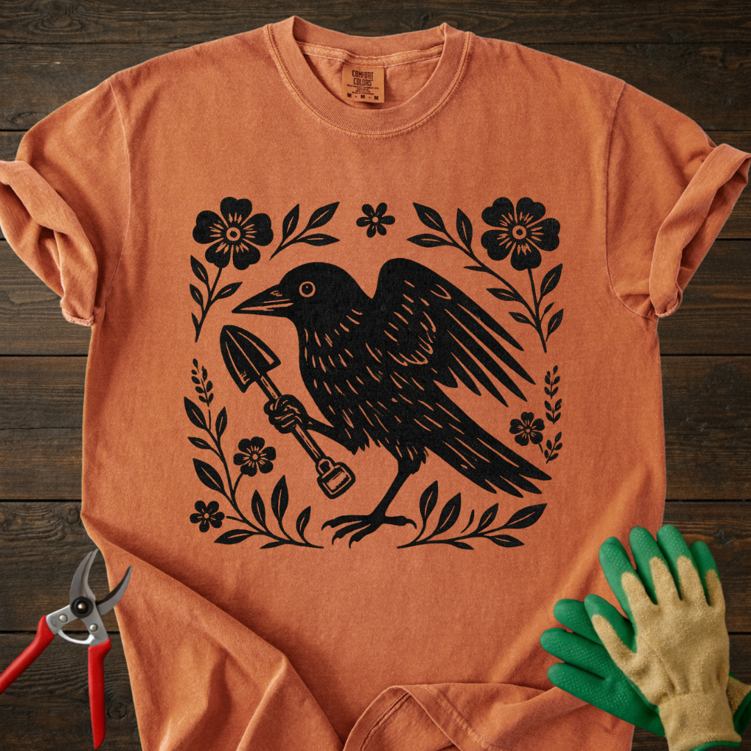 Crow & Shovel Graphic T-Shirt