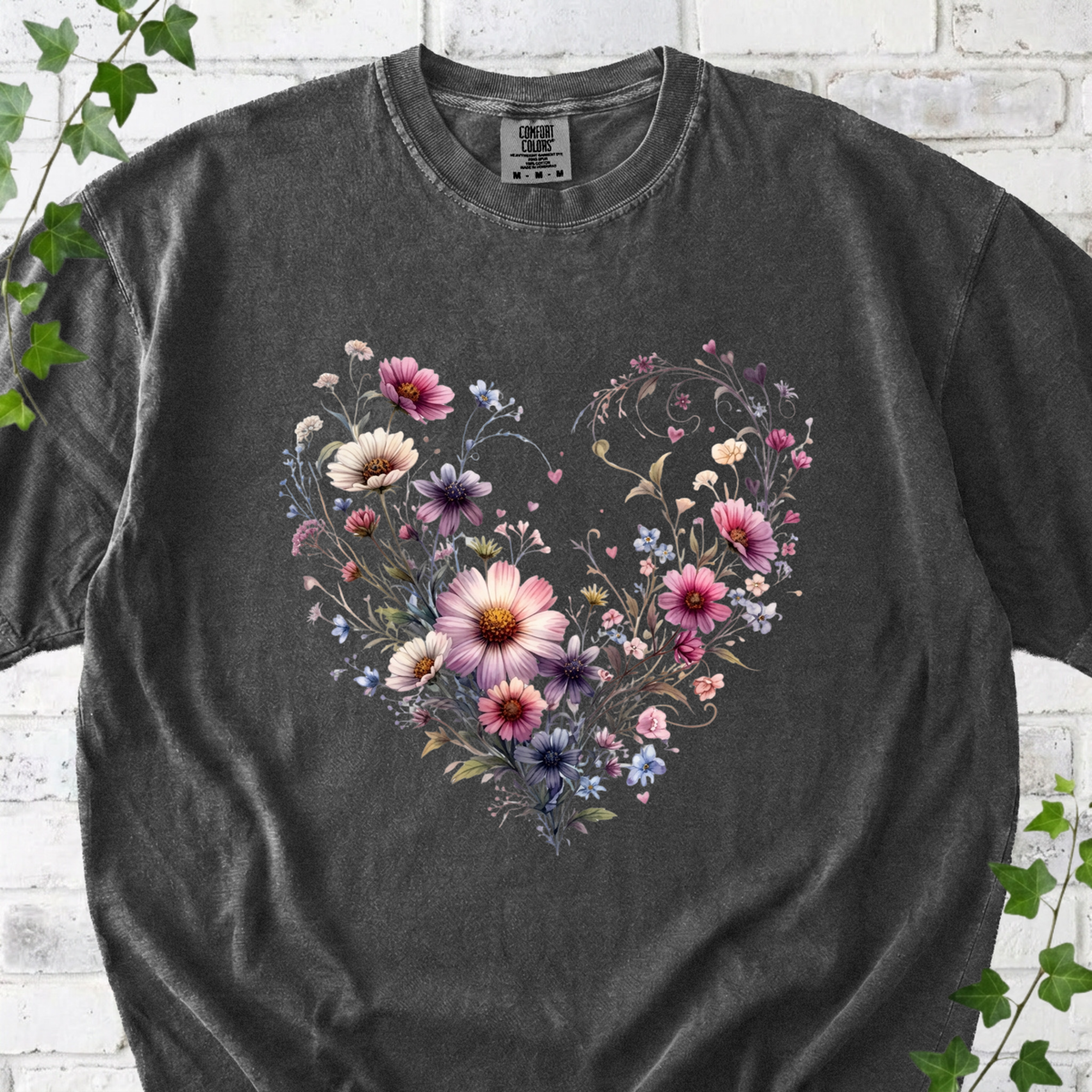 Floral Heart T-Shirt
