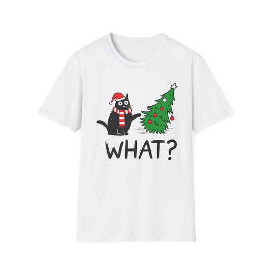 Cat Knocked Over Christmas Tree T-Shirt