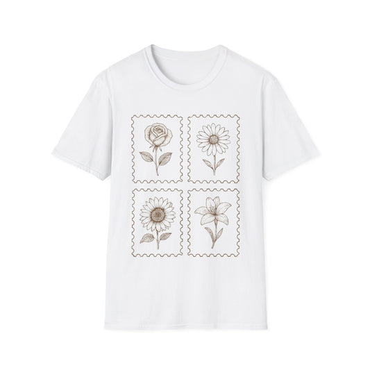 Floral Stamp T-Shirt