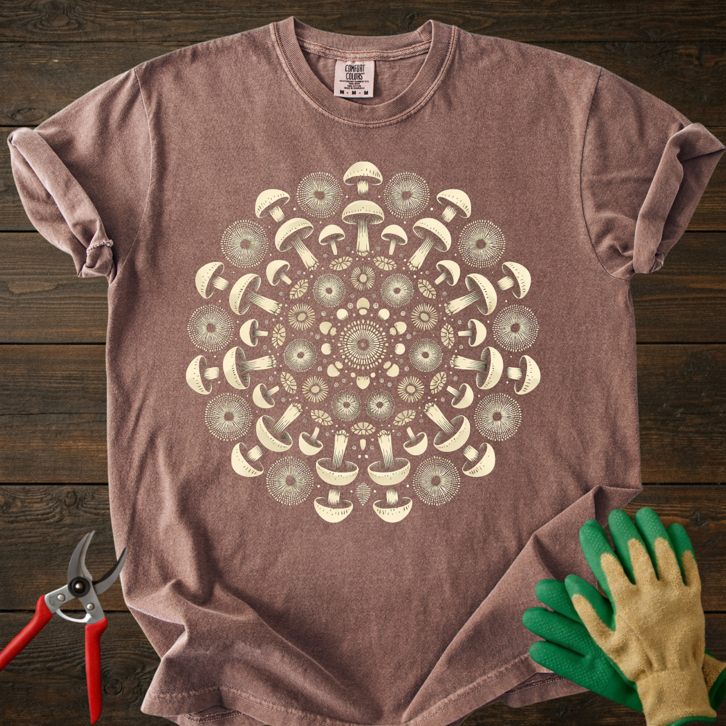 Mushroom Mandala T-Shirt