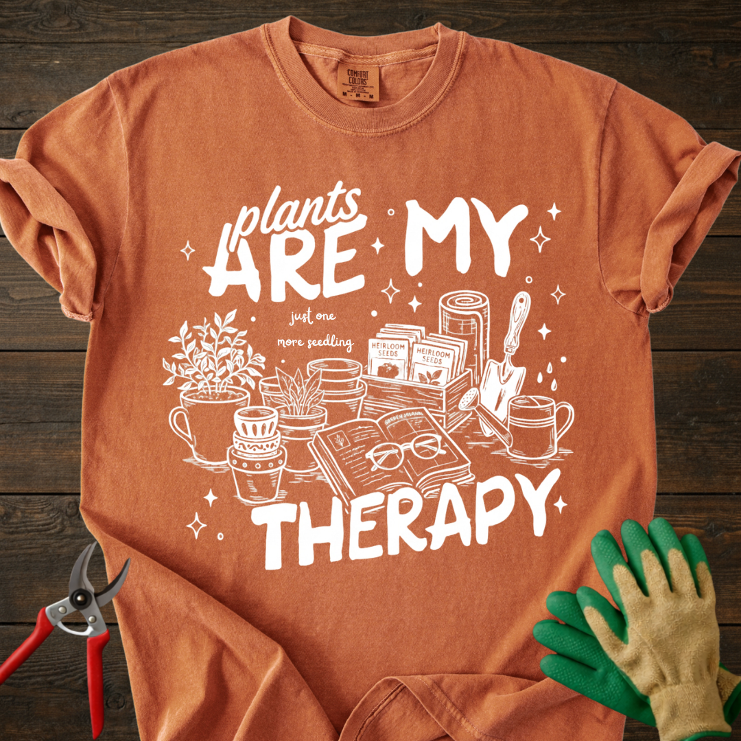 Plants Are My Therapy T-Shirt