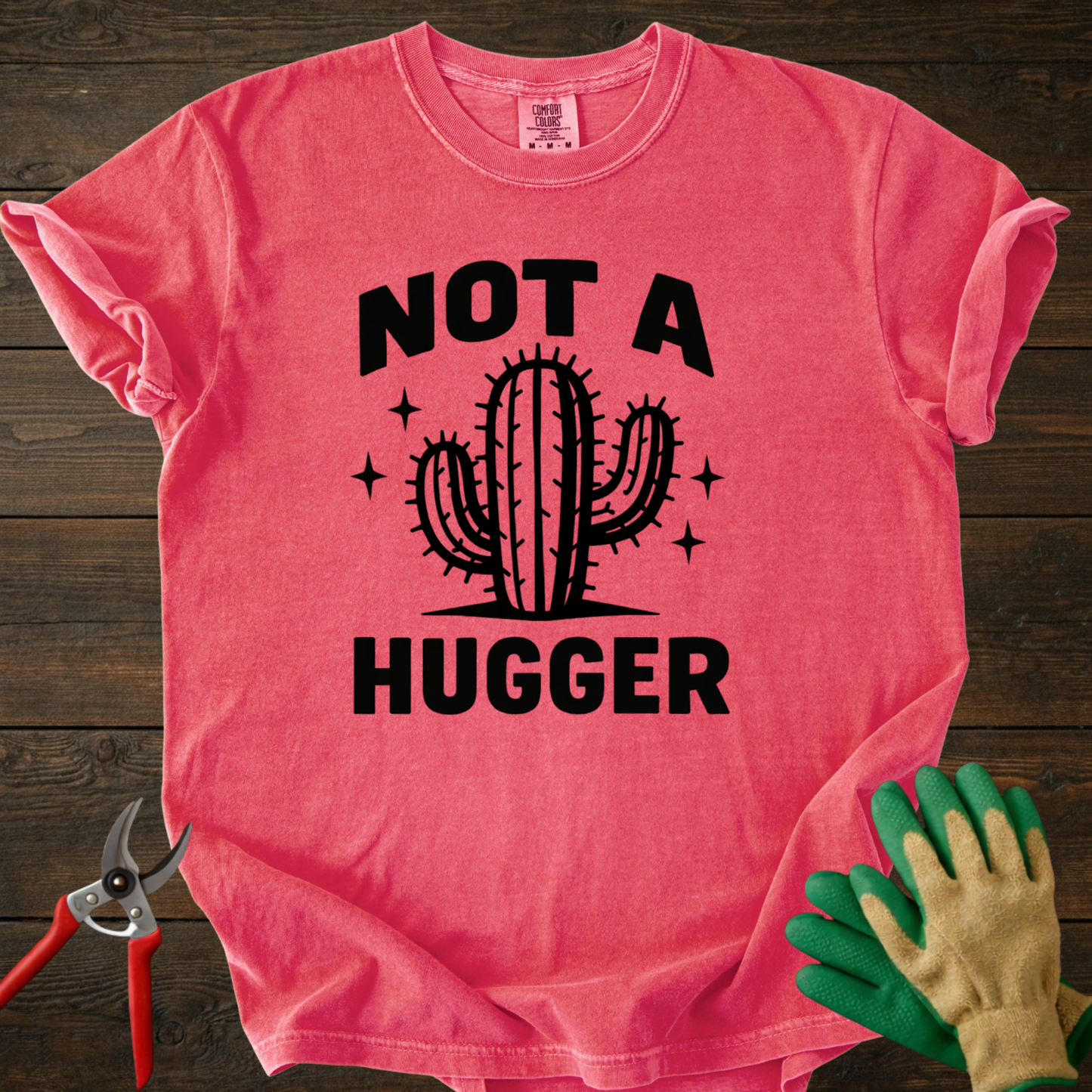 Not a Hugger Cactus T-Shirt