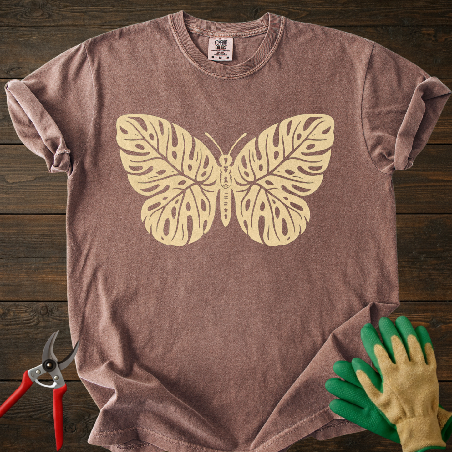 Monstera Butterfly T-Shirt