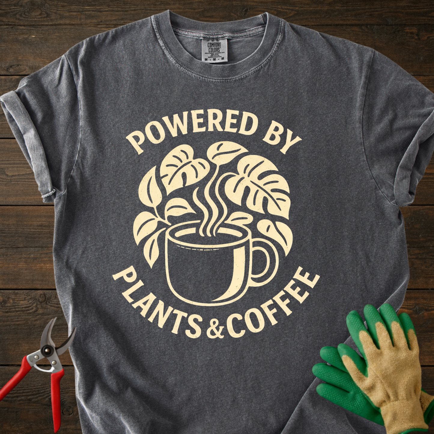 Powered by Plants & Coffee T-Shirt