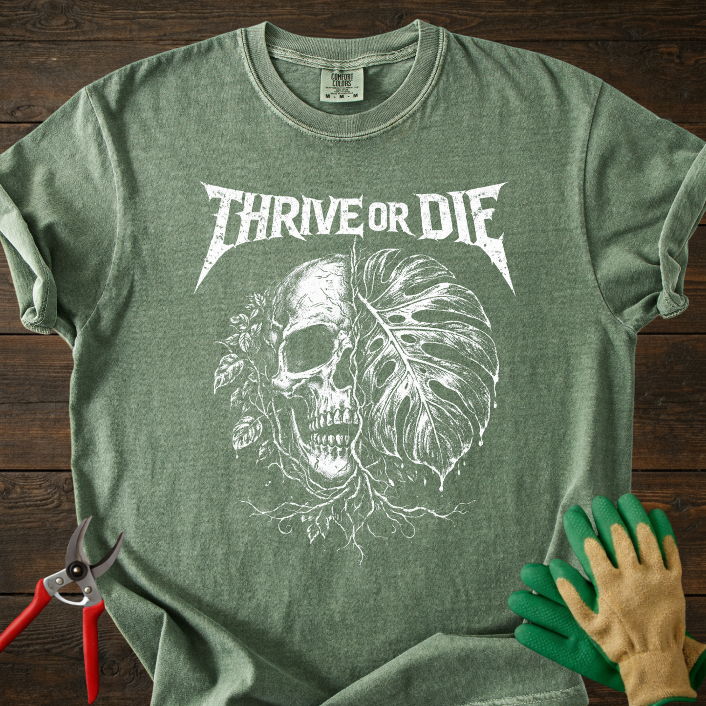 Thrive or Die Skull T-Shirt