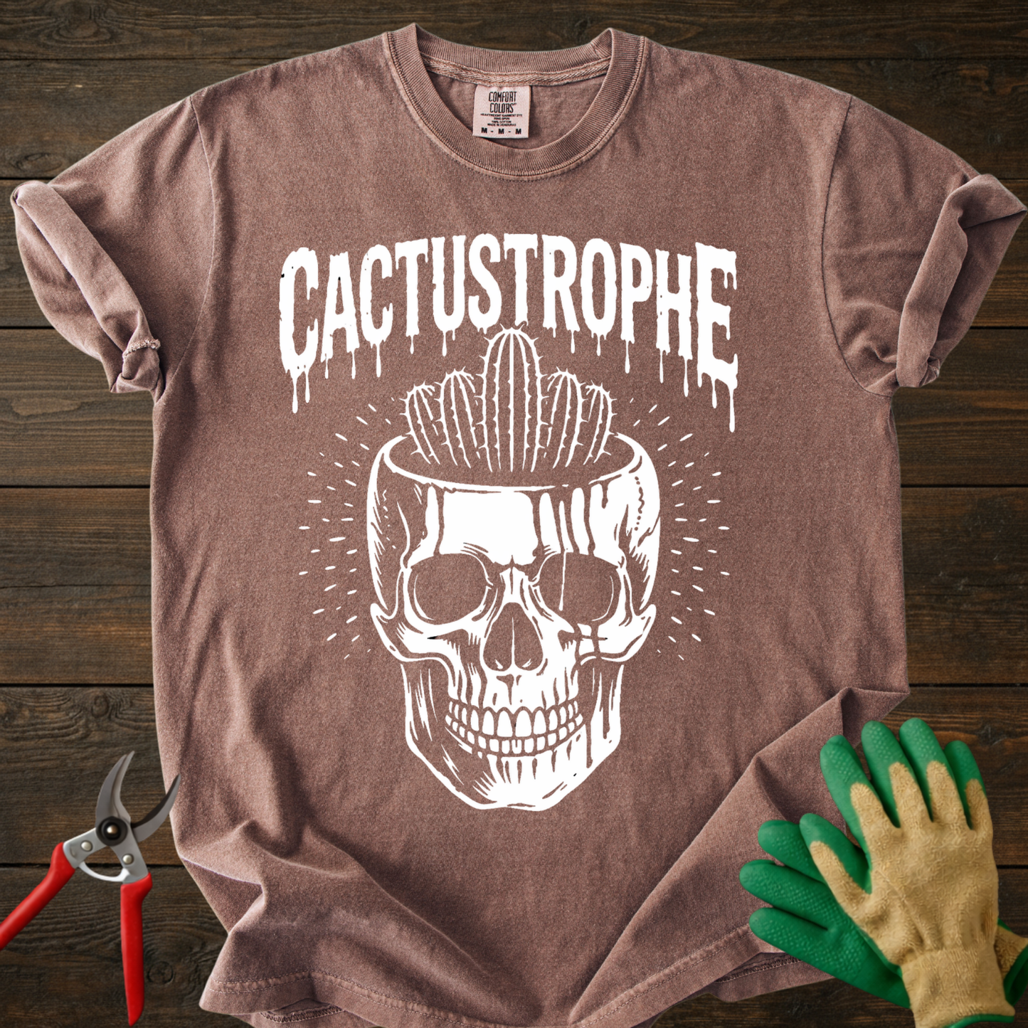 Cactustrophe Skull T-Shirt