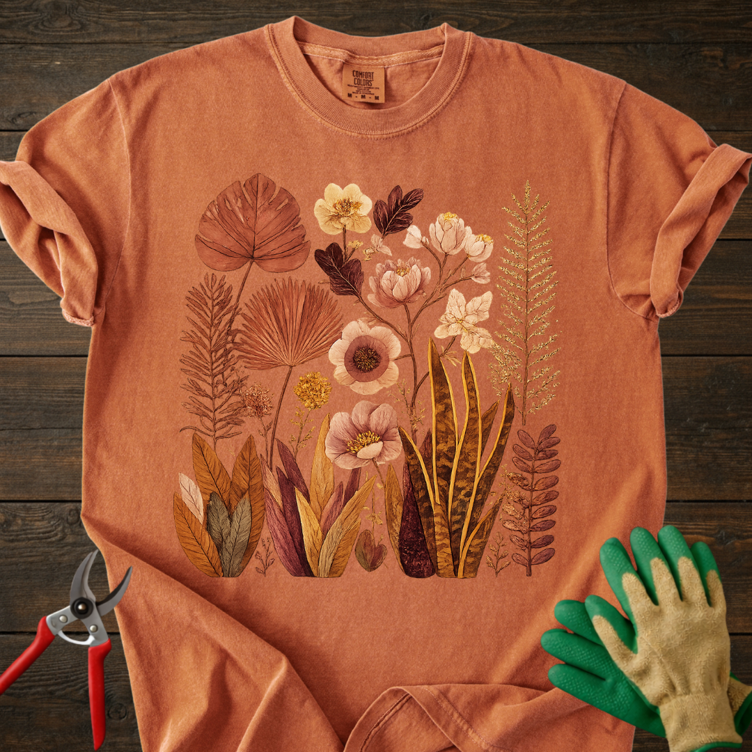 Vintage Botanical Plant T-Shirt