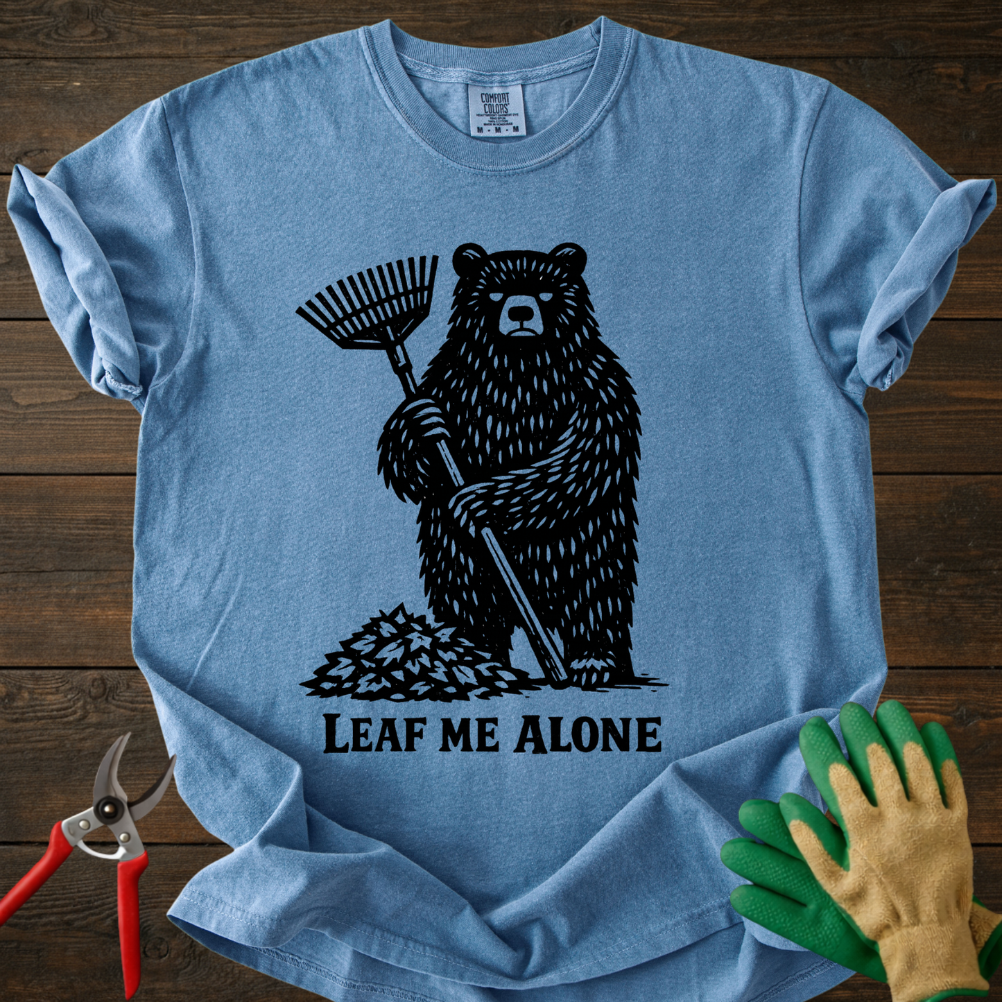Leaf Me Alone Bear T-Shirt
