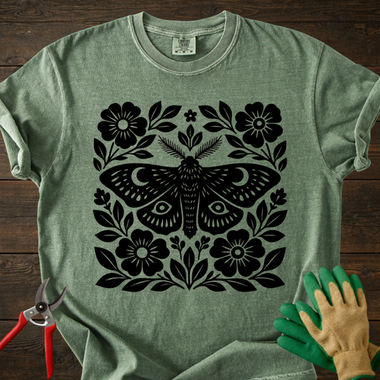 Moth & Flowers T-Shirt