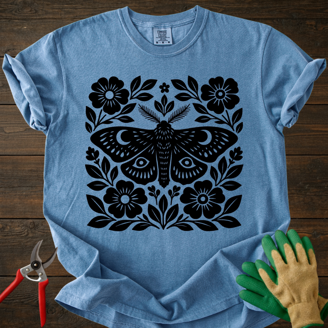 Moth & Flowers T-Shirt