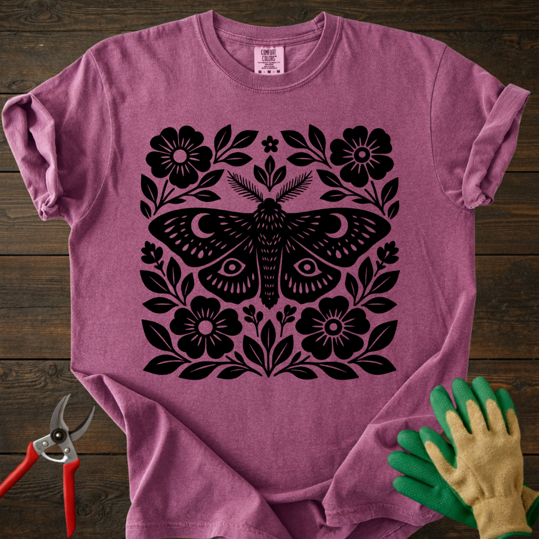 Moth & Flowers T-Shirt