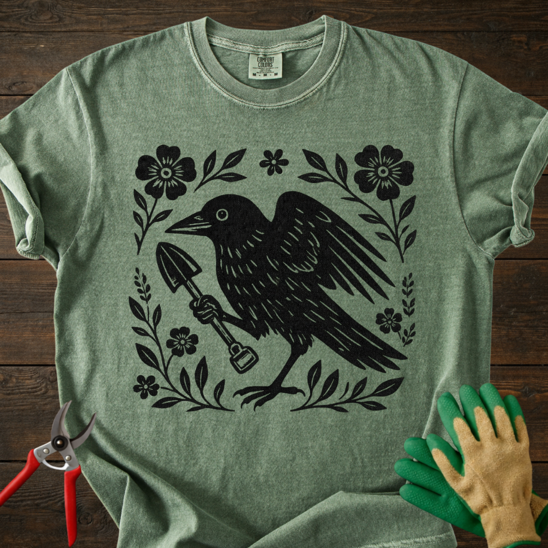 Crow & Shovel Graphic T-Shirt