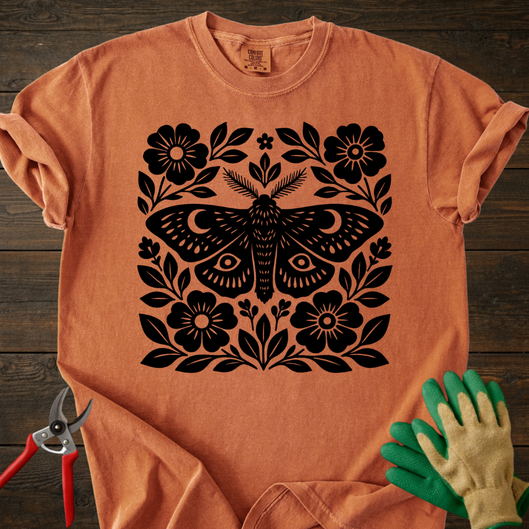 Moth & Flowers T-Shirt