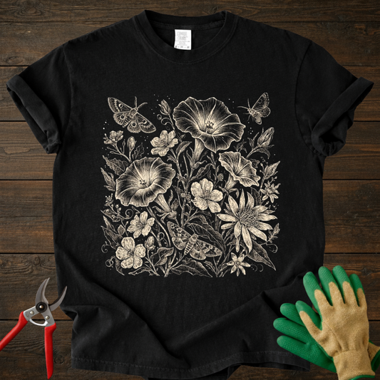 Floral Sketch T-Shirt