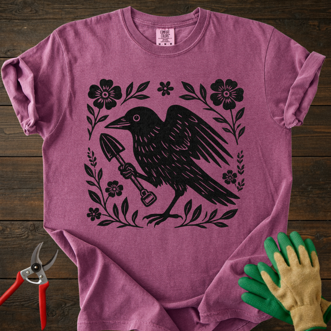 Crow & Shovel Graphic T-Shirt
