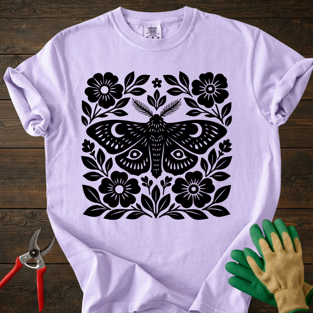 Moth & Flowers T-Shirt