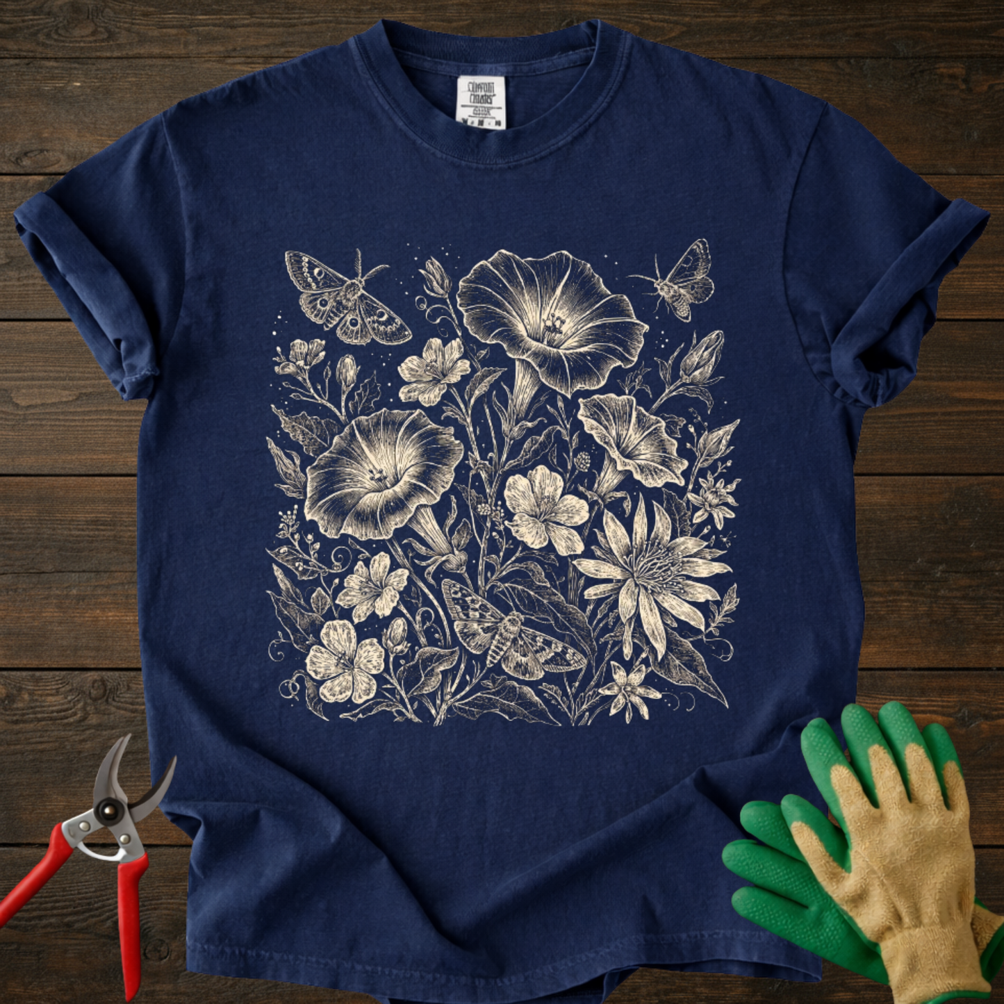 Floral Sketch T-Shirt