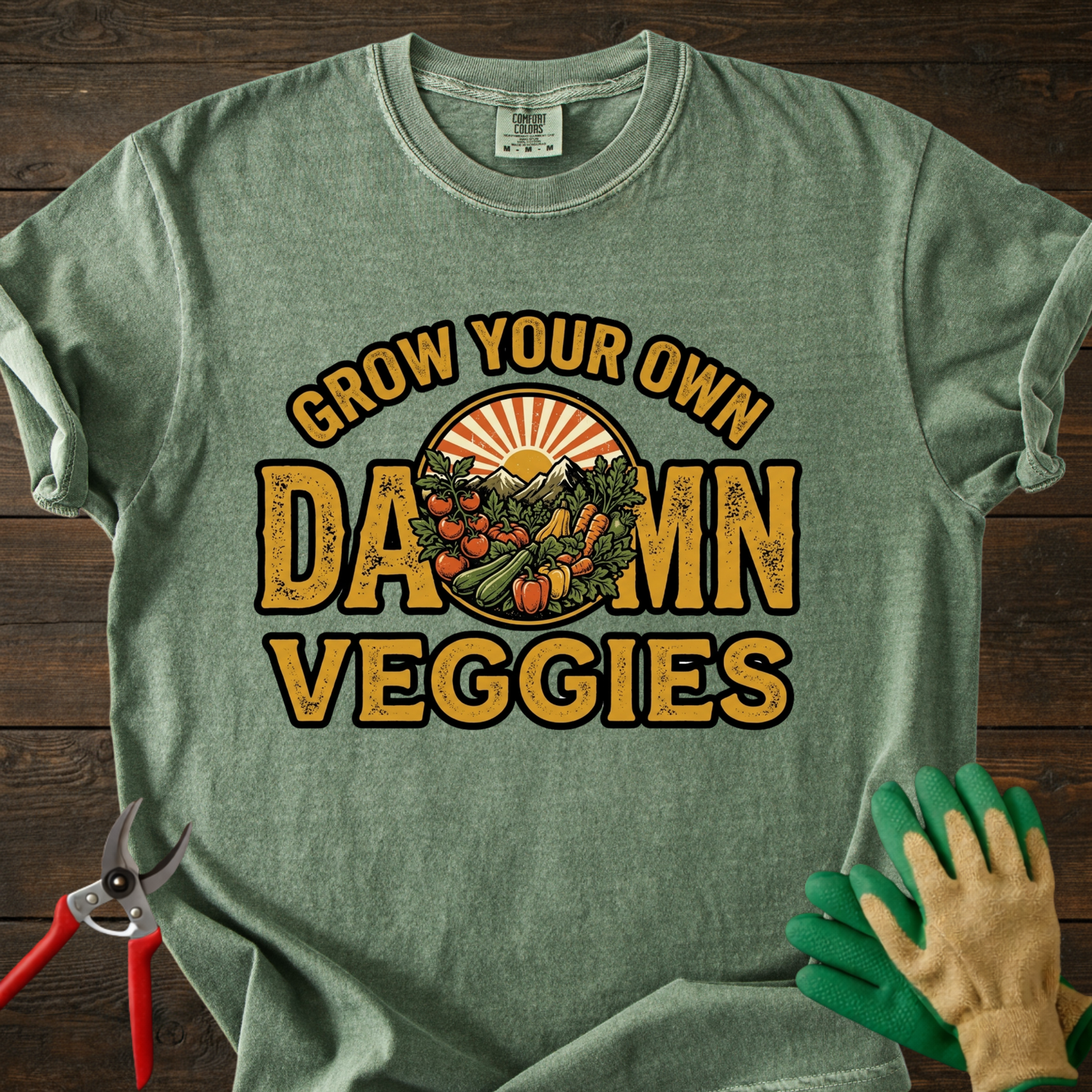 Grow Your Own Damn Veggies T-Shirt