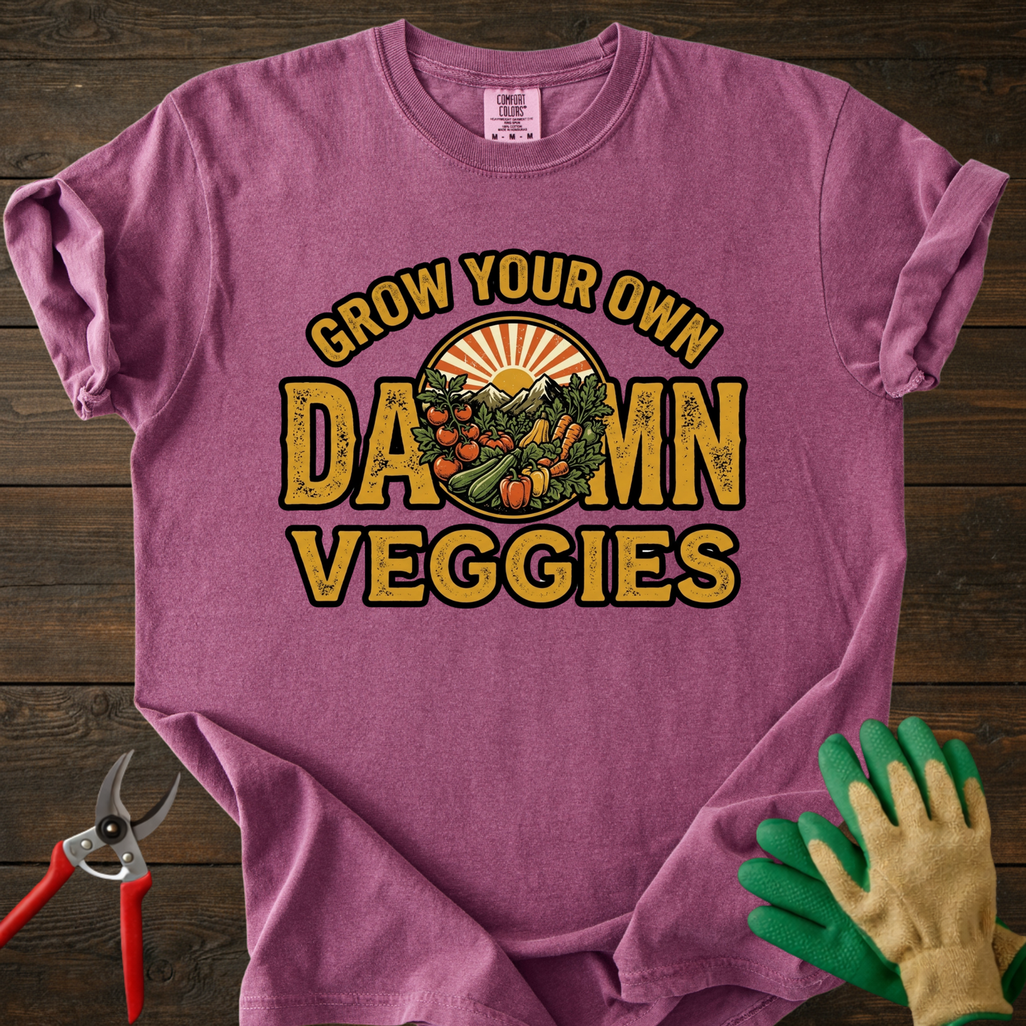 Grow Your Own Damn Veggies T-Shirt