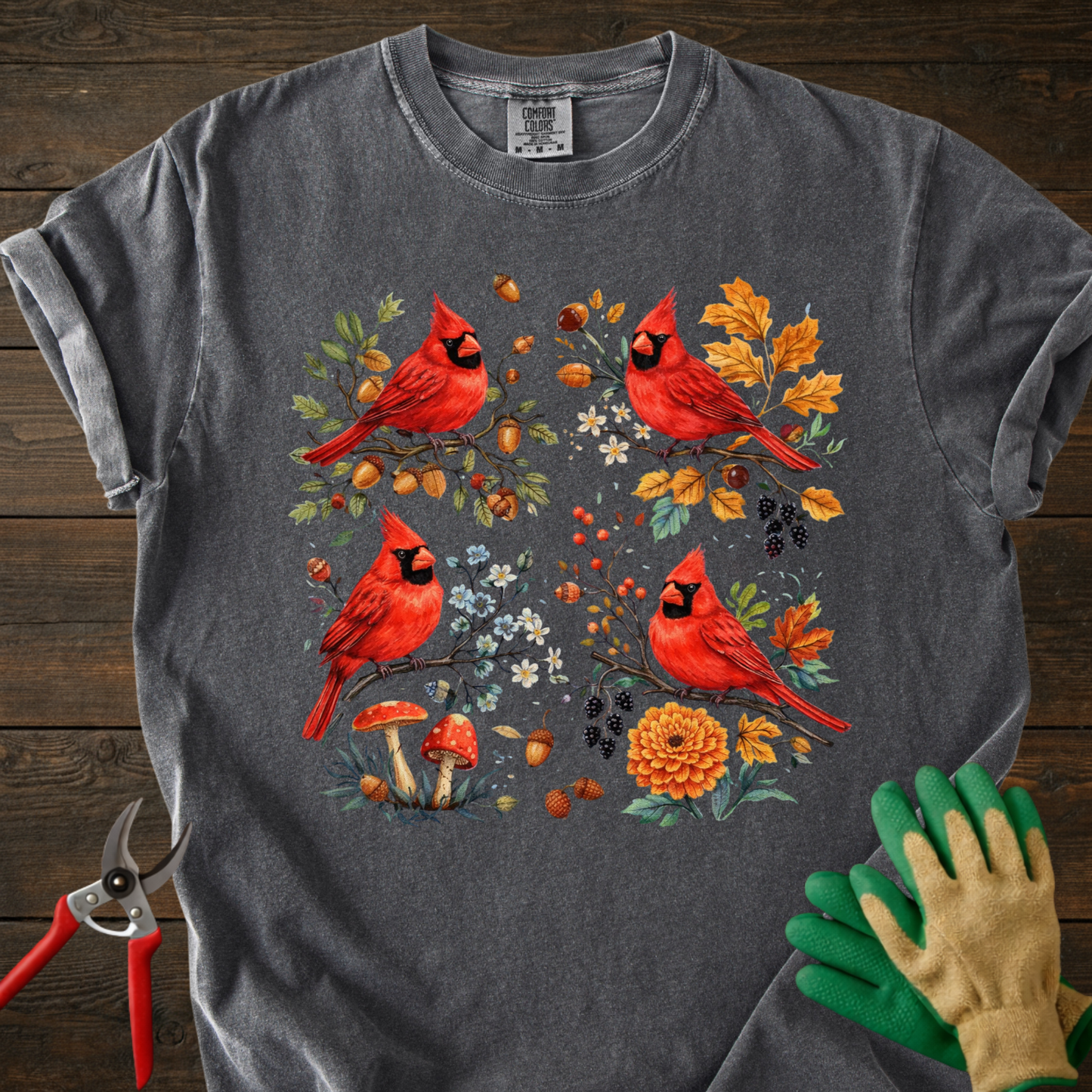 Cardinal Birds T-Shirt