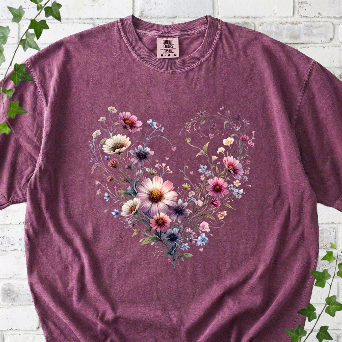 Floral Heart T-Shirt