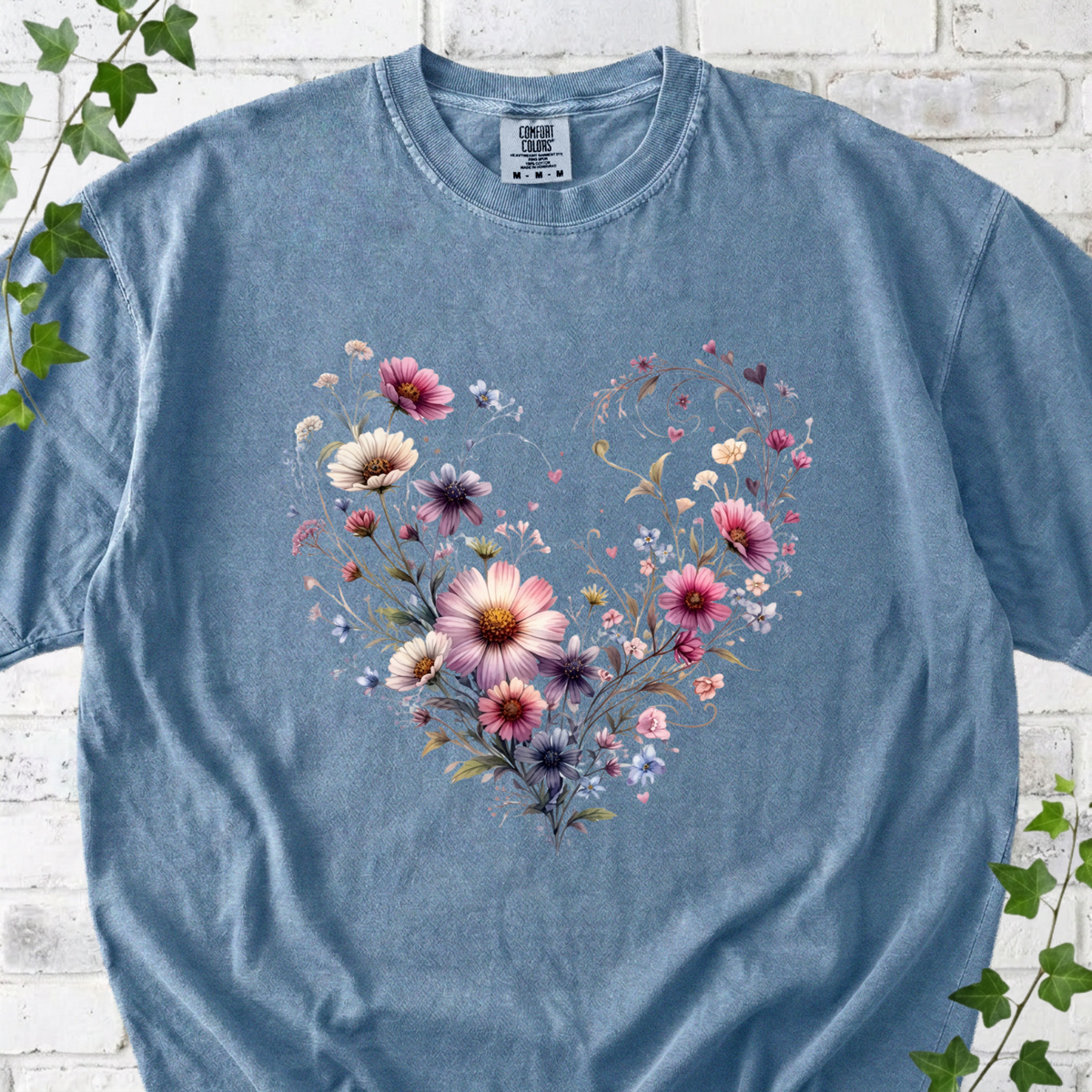 Floral Heart T-Shirt