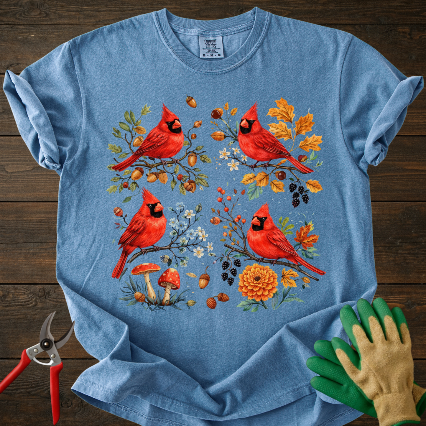 Cardinal Birds T-Shirt