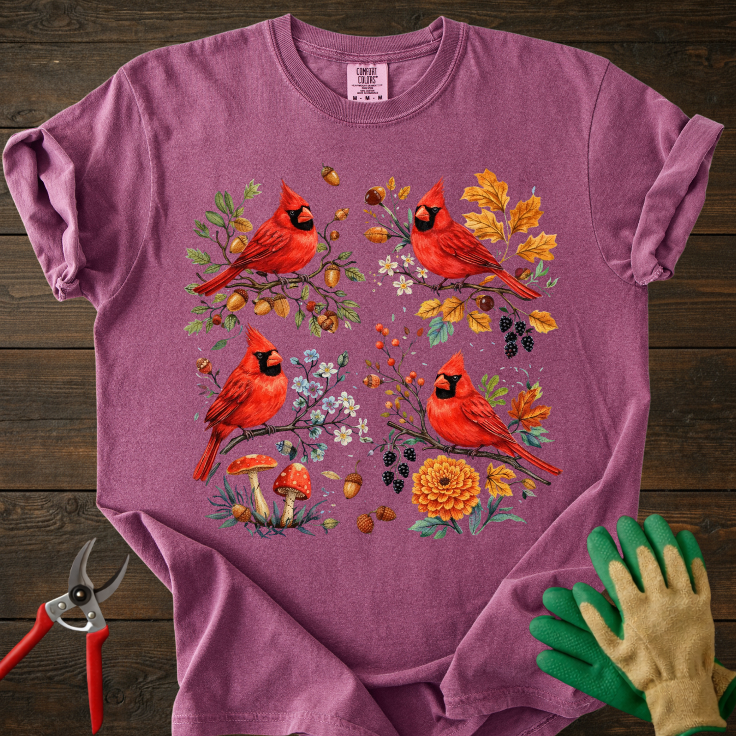 Cardinal Birds T-Shirt