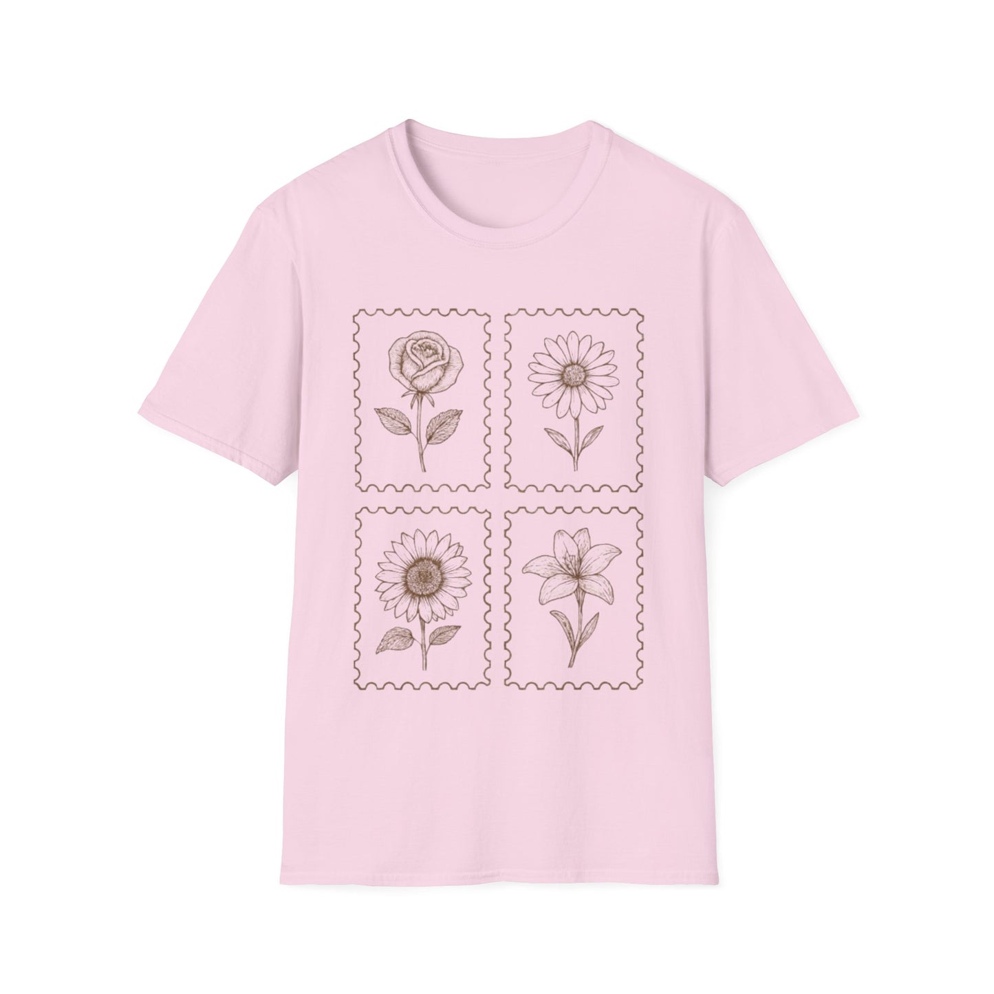 Floral Stamp T-Shirt