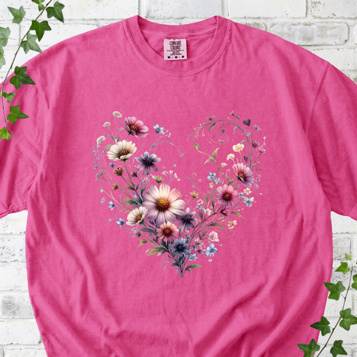 Floral Heart T-Shirt