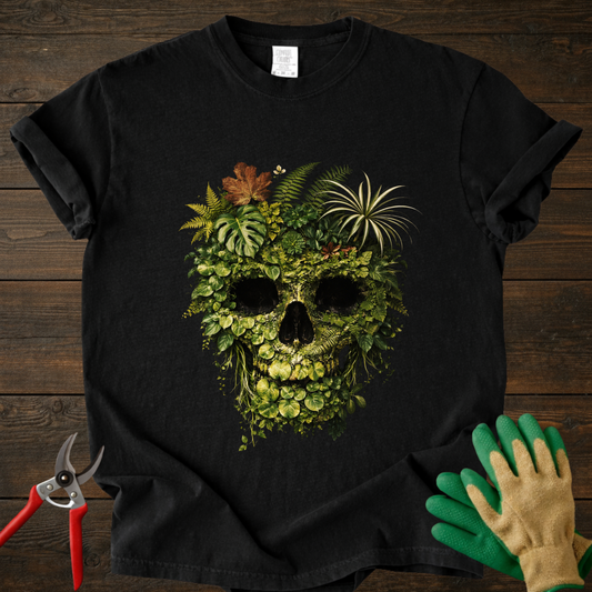 Botanical Plant Skull T-Shirt