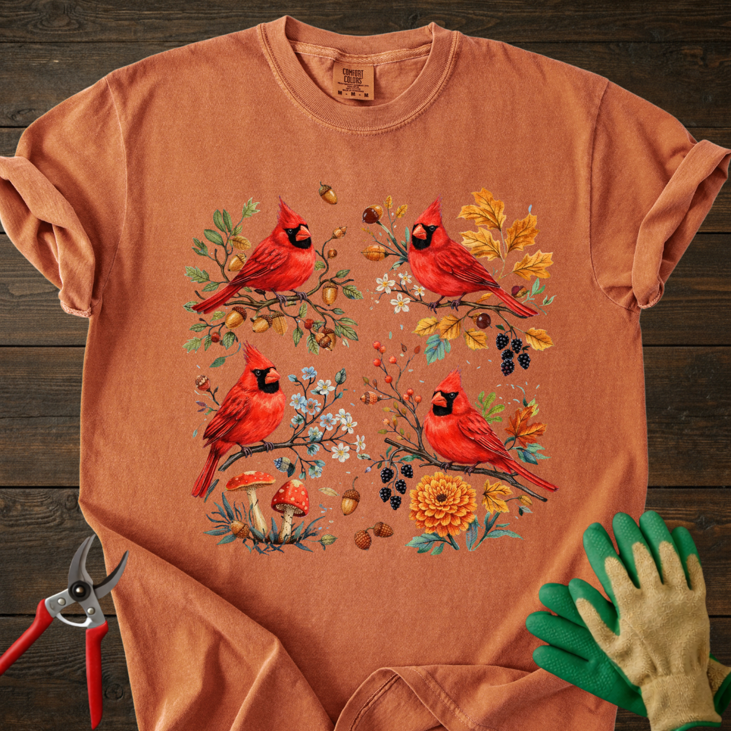 Cardinal Birds T-Shirt