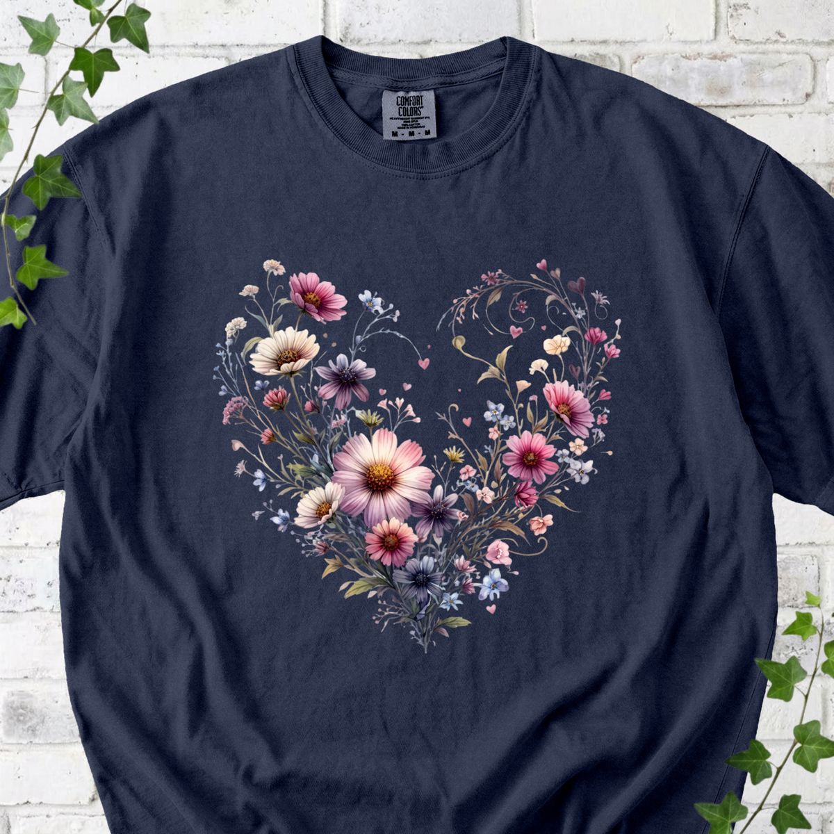 Floral Heart T-Shirt