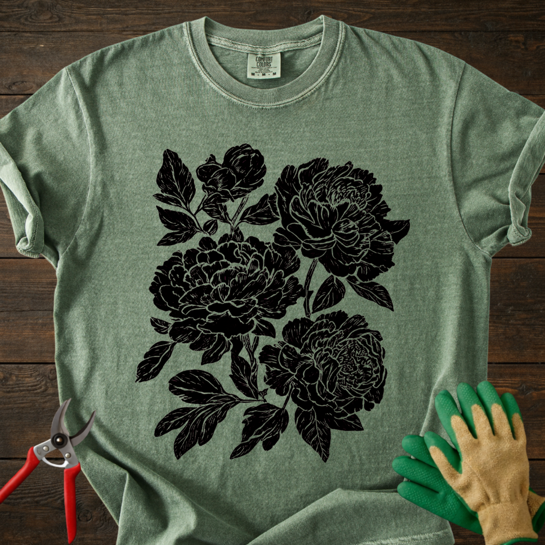 Floral Peony Bouquet T-Shirt