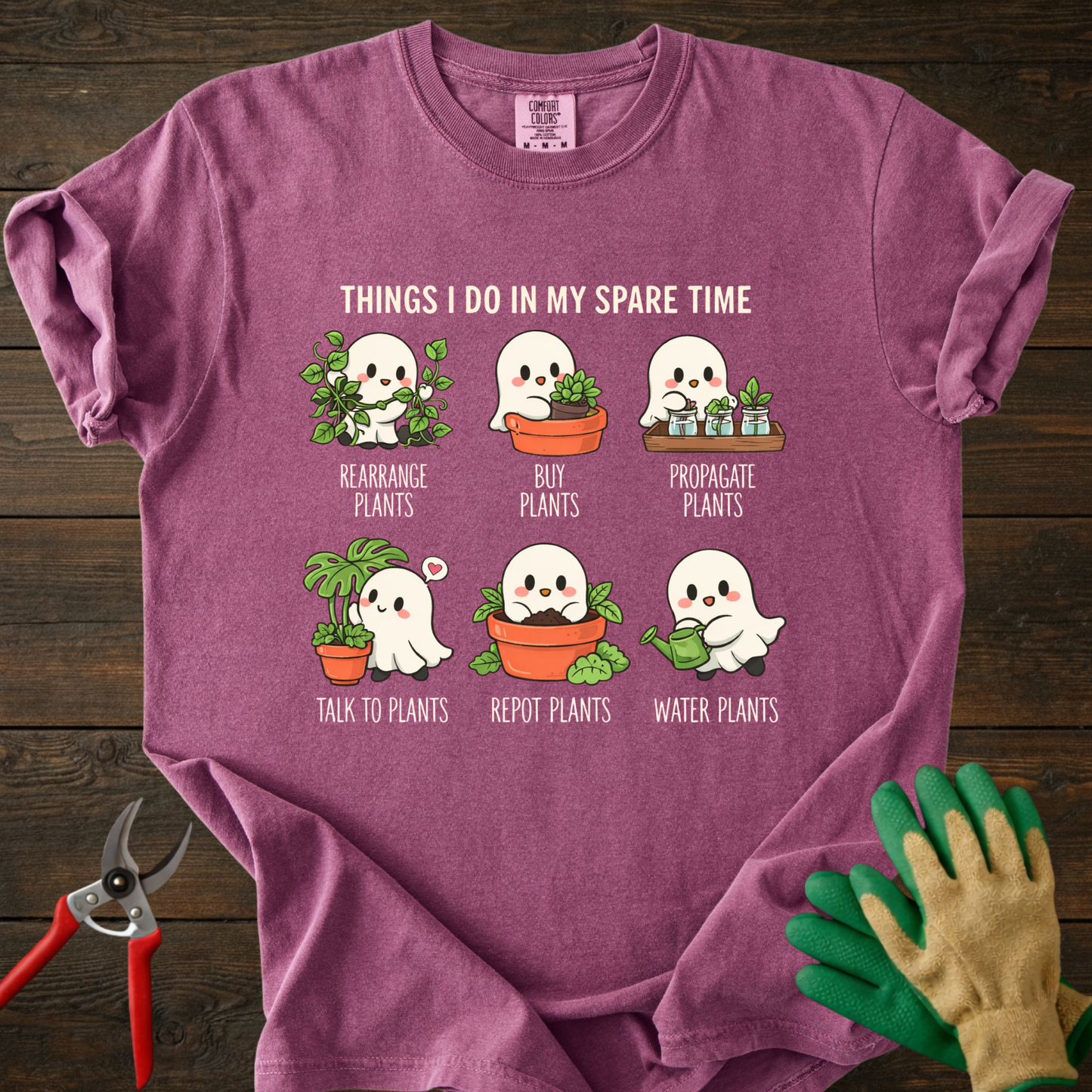 Plant Lover Ghost T‑Shirt
