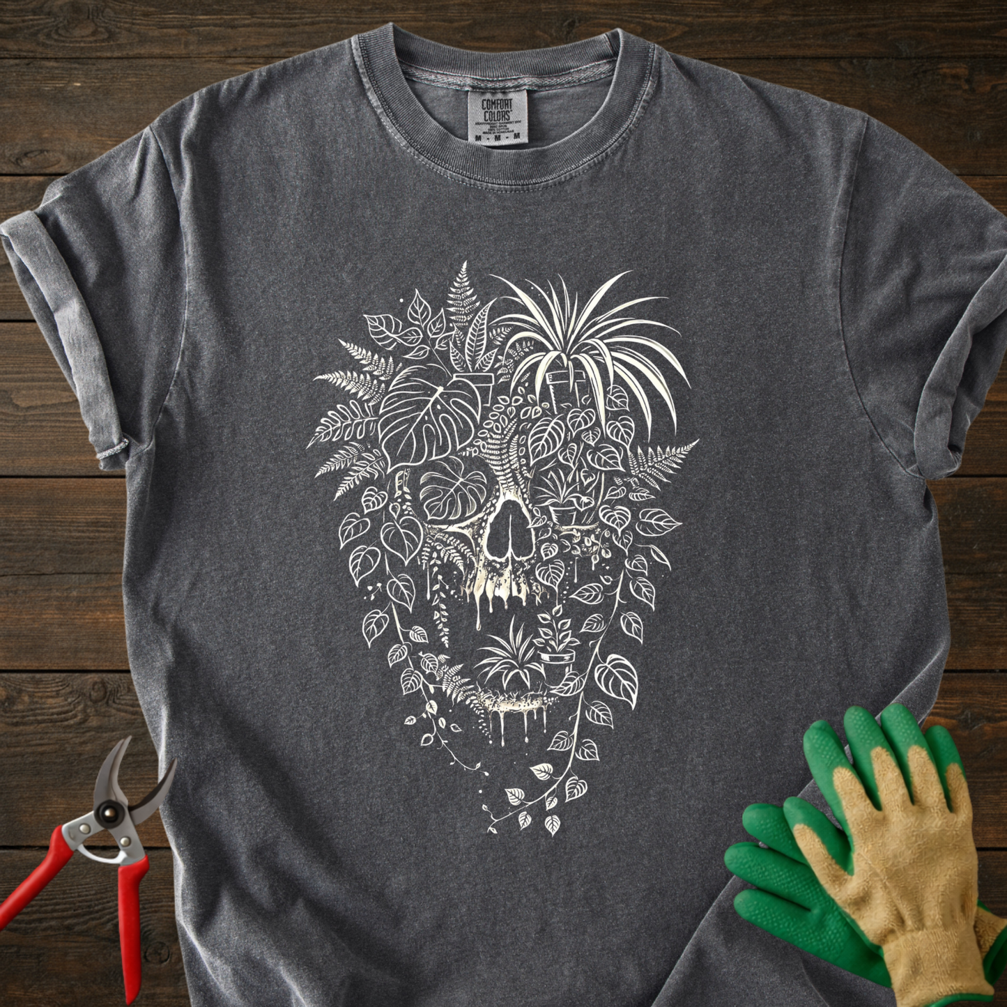 Botanical Skull T-Shirt