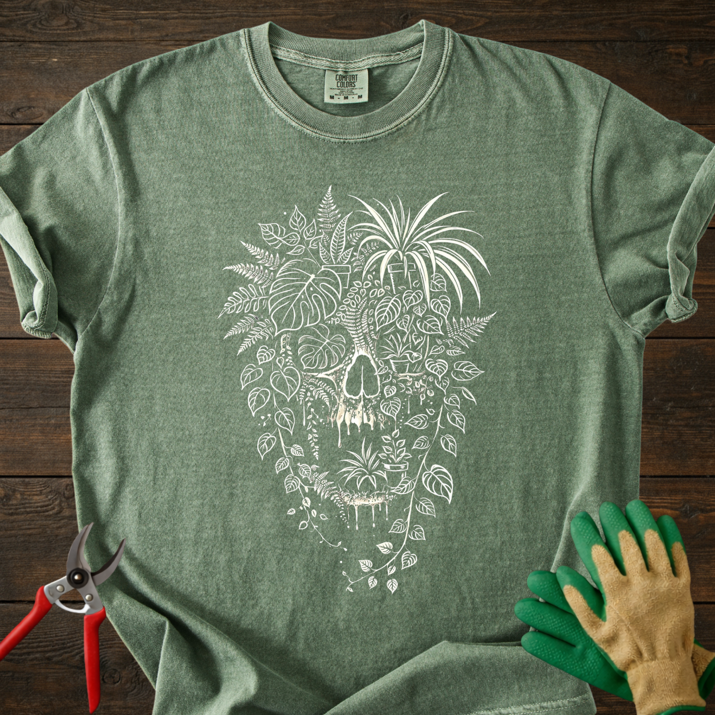 Botanical Skull T-Shirt