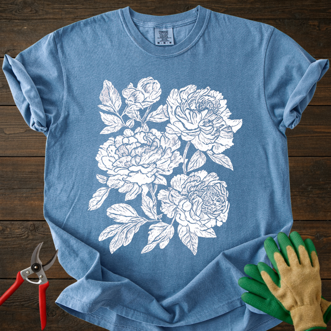 Floral Peony Bouquet T-Shirt