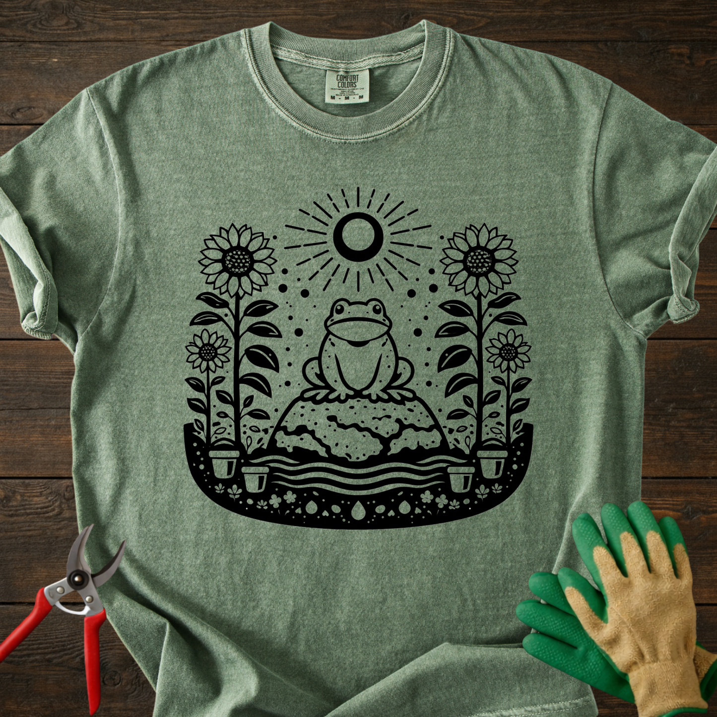 Frog & Sunflower T-Shirt