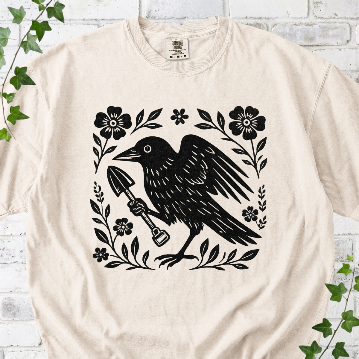 Crow & Shovel Graphic T-Shirt