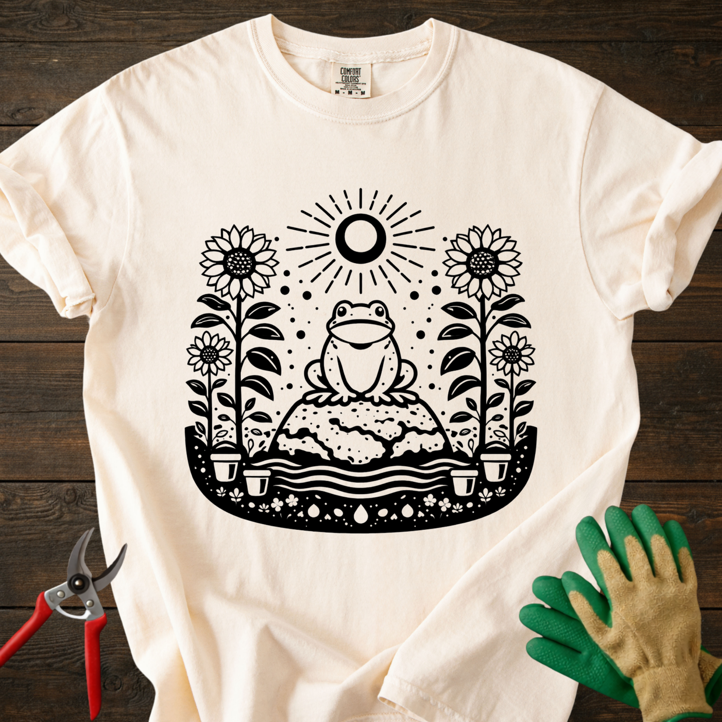 Frog & Sunflower T-Shirt