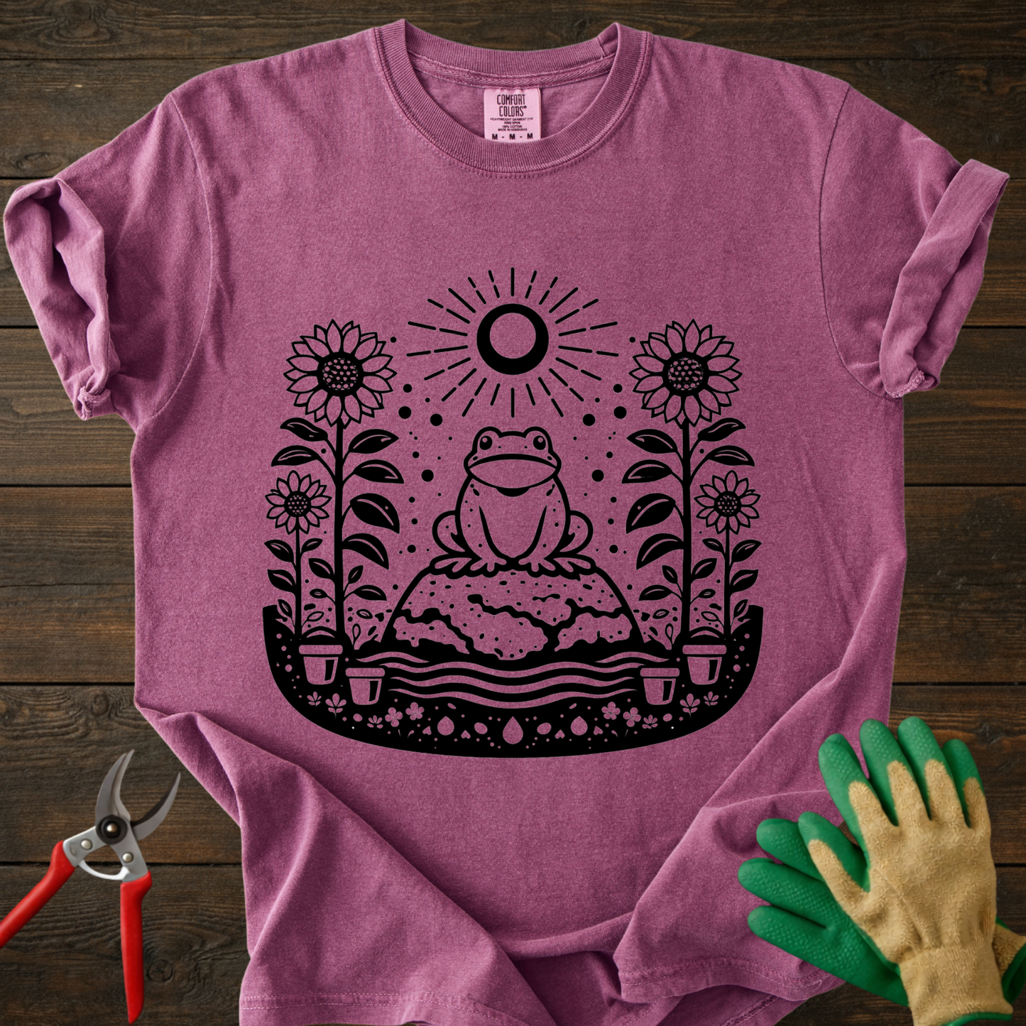 Frog & Sunflower T-Shirt