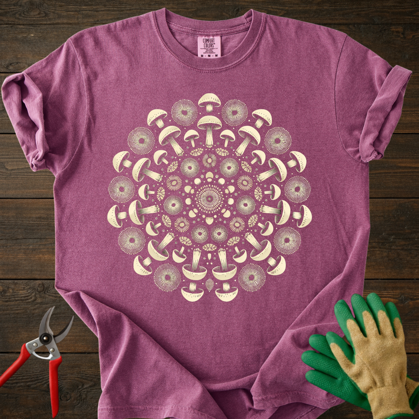 Mushroom Mandala T-Shirt