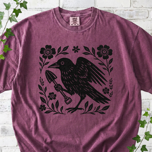 Crow & Shovel Graphic T-Shirt