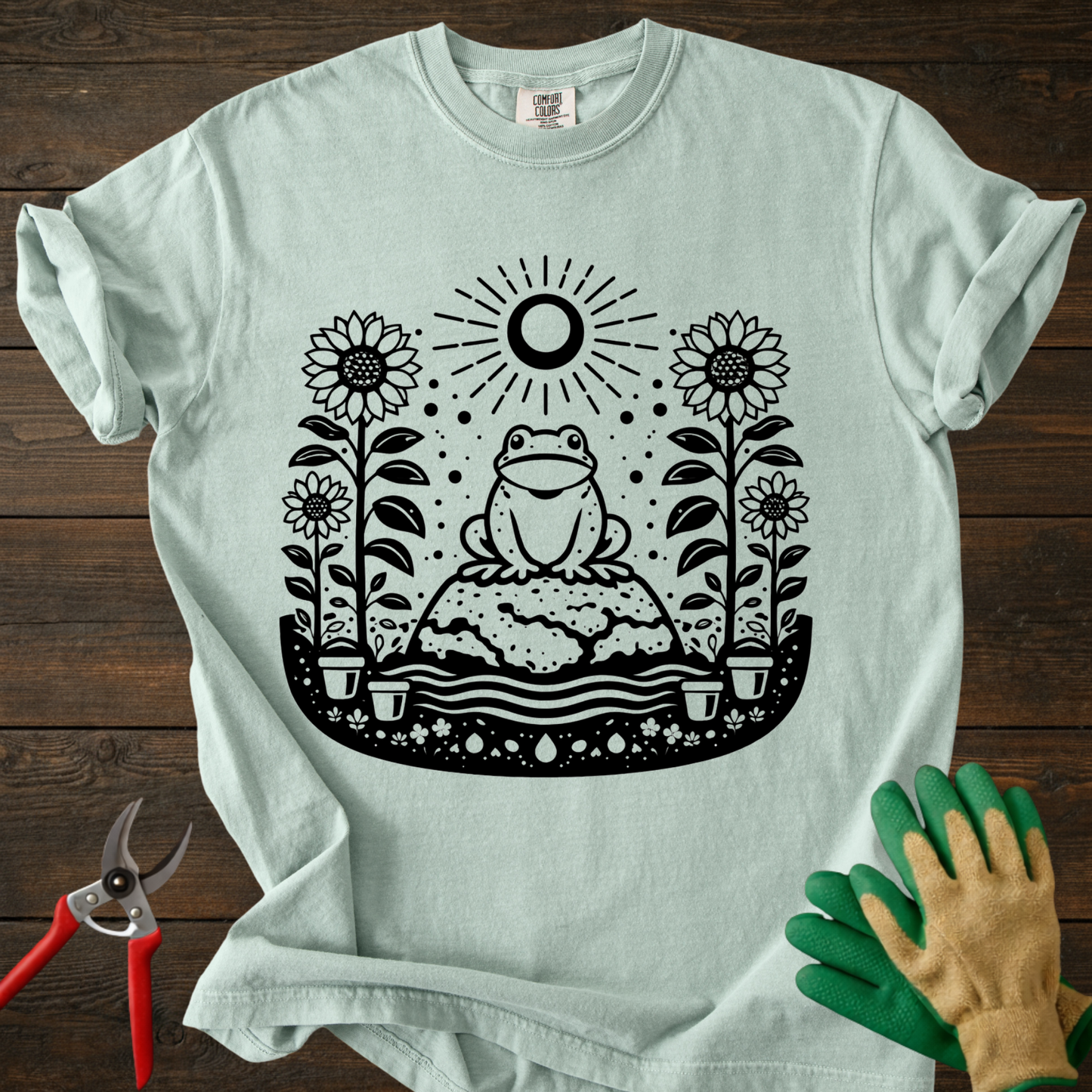 Frog & Sunflower T-Shirt