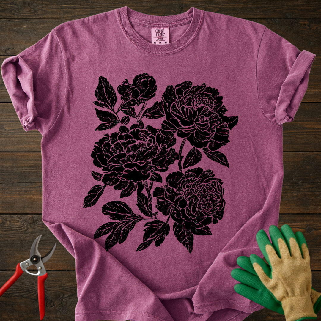 Floral Peony Bouquet T-Shirt