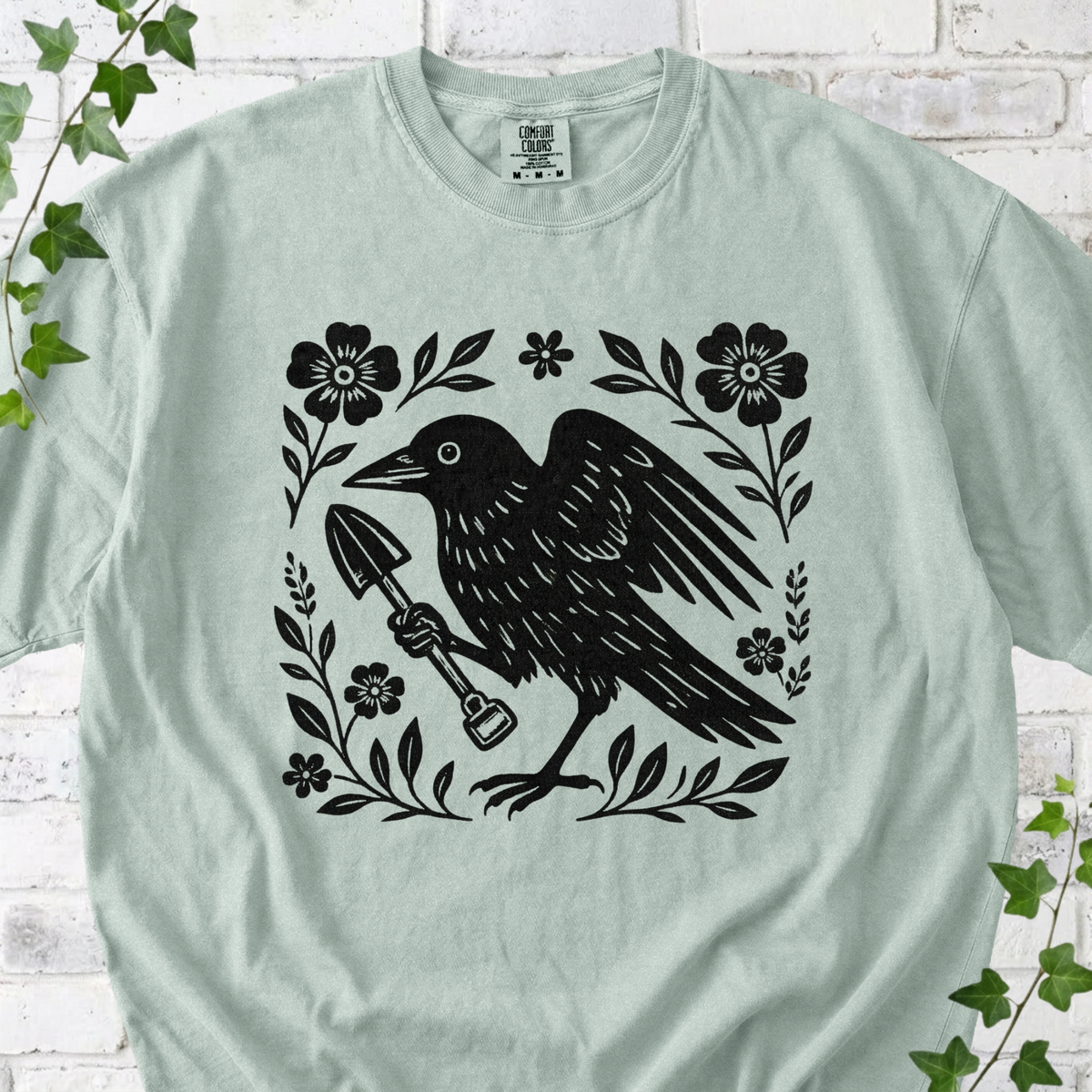 Crow & Shovel Graphic T-Shirt