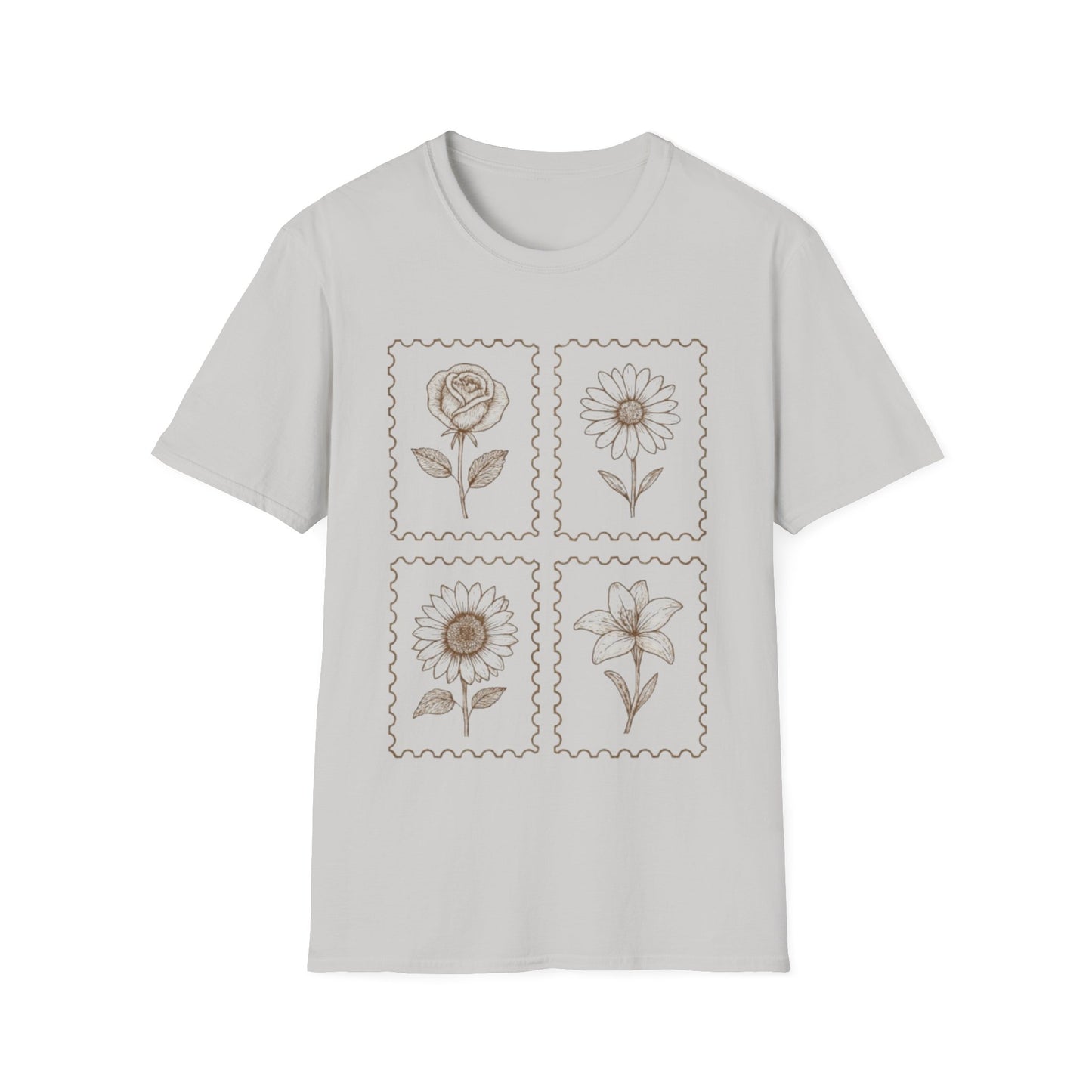 Floral Stamp T-Shirt
