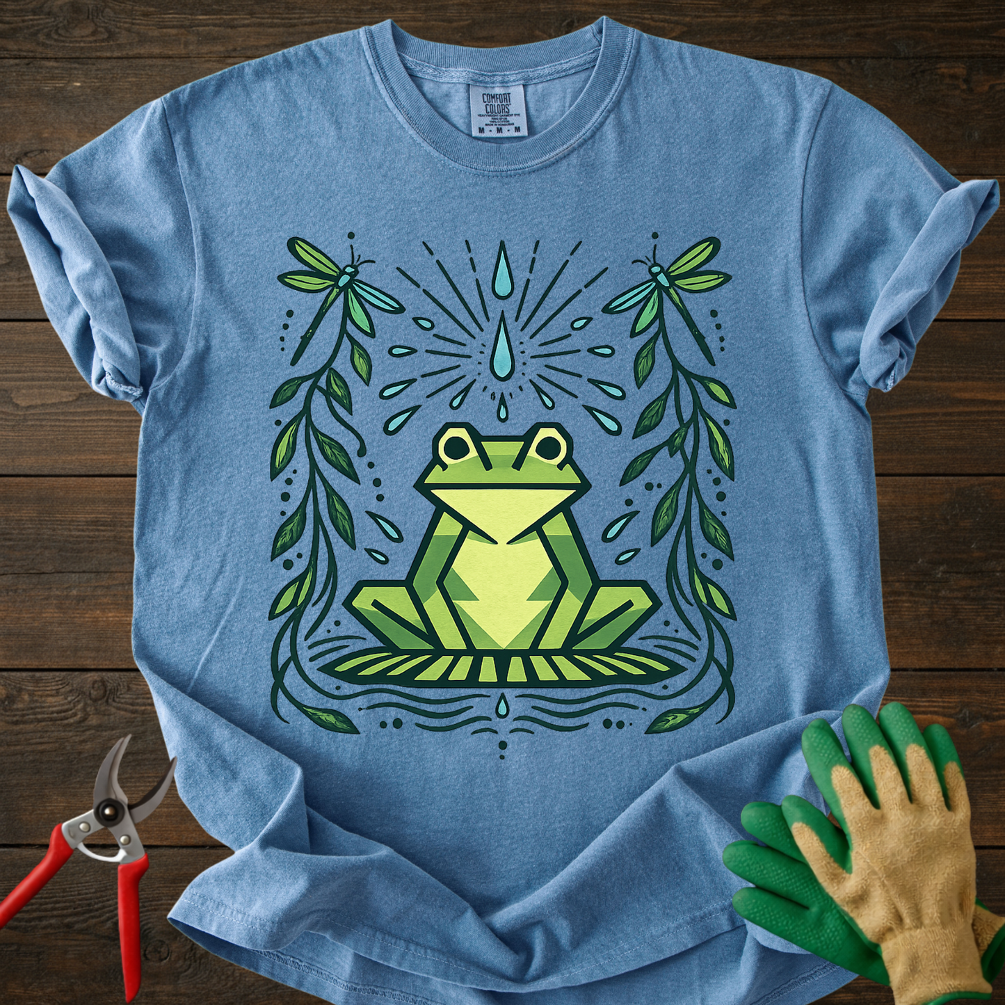 Botanical Green Frog T-shirt